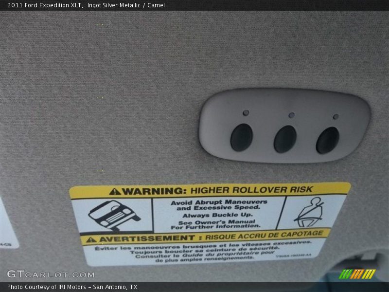 Ingot Silver Metallic / Camel 2011 Ford Expedition XLT