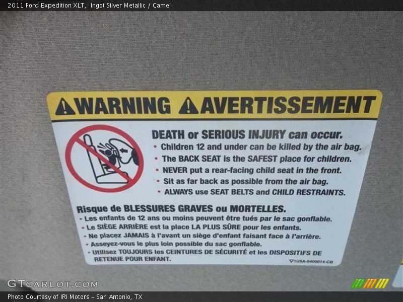 Ingot Silver Metallic / Camel 2011 Ford Expedition XLT