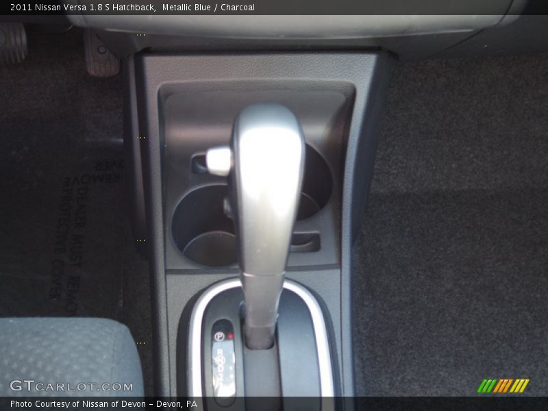 Metallic Blue / Charcoal 2011 Nissan Versa 1.8 S Hatchback
