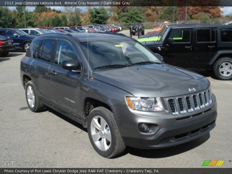 Mineral Gray Metallic / Dark Slate Gray 2013 Jeep Compass Latitude 4x4