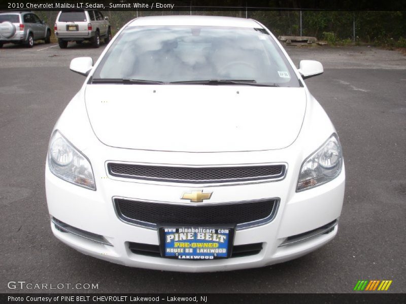 Summit White / Ebony 2010 Chevrolet Malibu LT Sedan