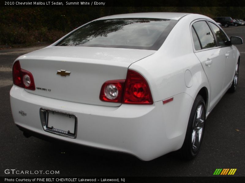 Summit White / Ebony 2010 Chevrolet Malibu LT Sedan