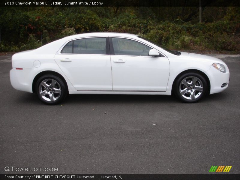 Summit White / Ebony 2010 Chevrolet Malibu LT Sedan