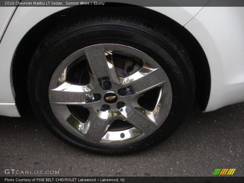 Summit White / Ebony 2010 Chevrolet Malibu LT Sedan