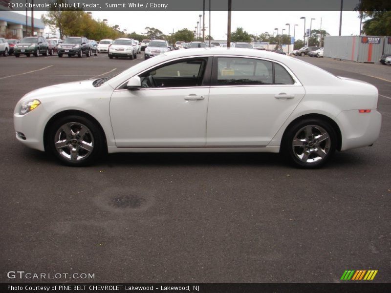 Summit White / Ebony 2010 Chevrolet Malibu LT Sedan