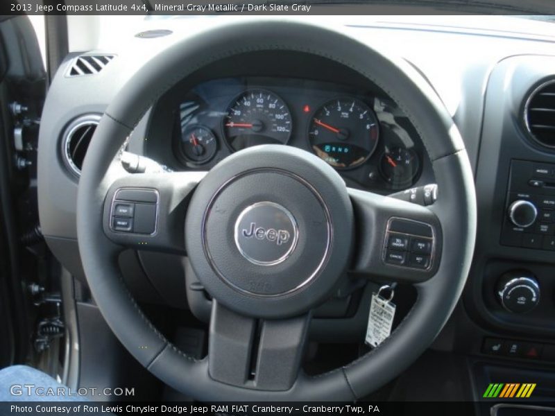 Mineral Gray Metallic / Dark Slate Gray 2013 Jeep Compass Latitude 4x4