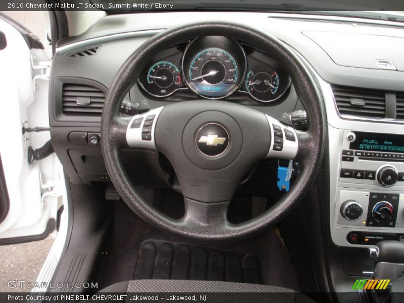 Summit White / Ebony 2010 Chevrolet Malibu LT Sedan
