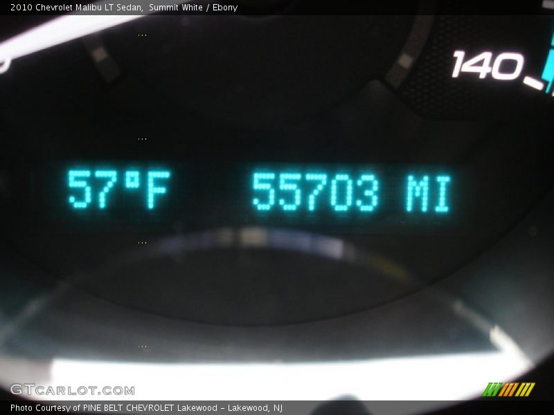 Summit White / Ebony 2010 Chevrolet Malibu LT Sedan