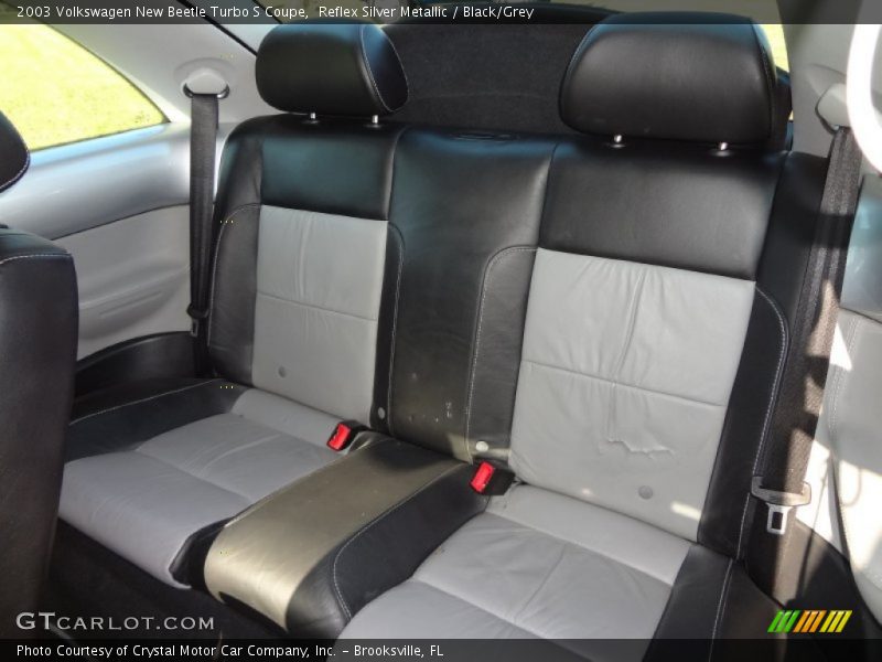 Reflex Silver Metallic / Black/Grey 2003 Volkswagen New Beetle Turbo S Coupe