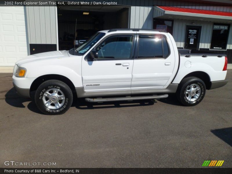 Oxford White / Dark Graphite 2002 Ford Explorer Sport Trac 4x4