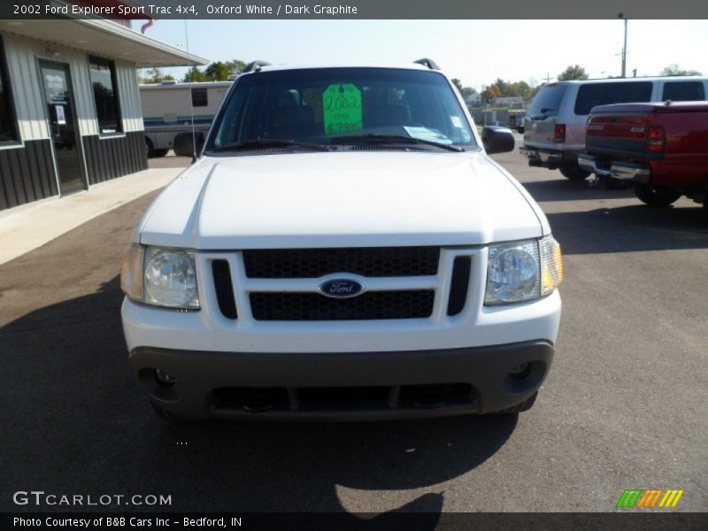 Oxford White / Dark Graphite 2002 Ford Explorer Sport Trac 4x4