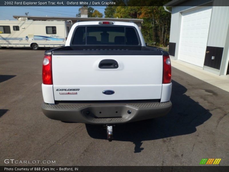 Oxford White / Dark Graphite 2002 Ford Explorer Sport Trac 4x4