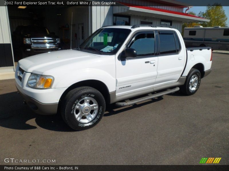 Oxford White / Dark Graphite 2002 Ford Explorer Sport Trac 4x4