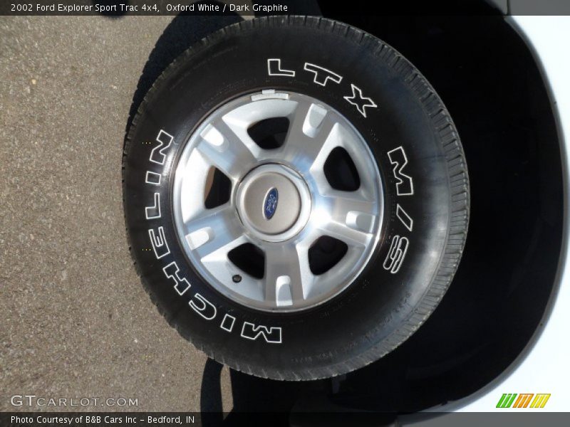 Oxford White / Dark Graphite 2002 Ford Explorer Sport Trac 4x4