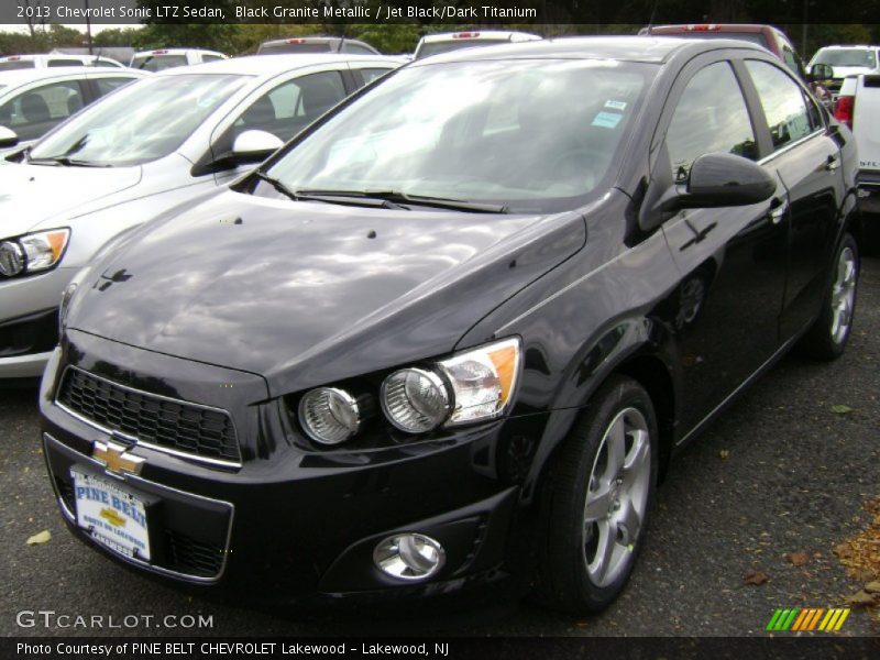 Black Granite Metallic / Jet Black/Dark Titanium 2013 Chevrolet Sonic LTZ Sedan
