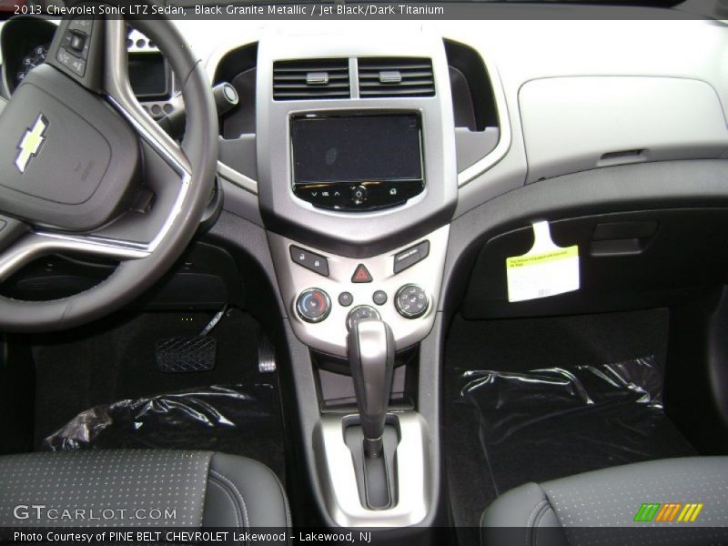 Black Granite Metallic / Jet Black/Dark Titanium 2013 Chevrolet Sonic LTZ Sedan