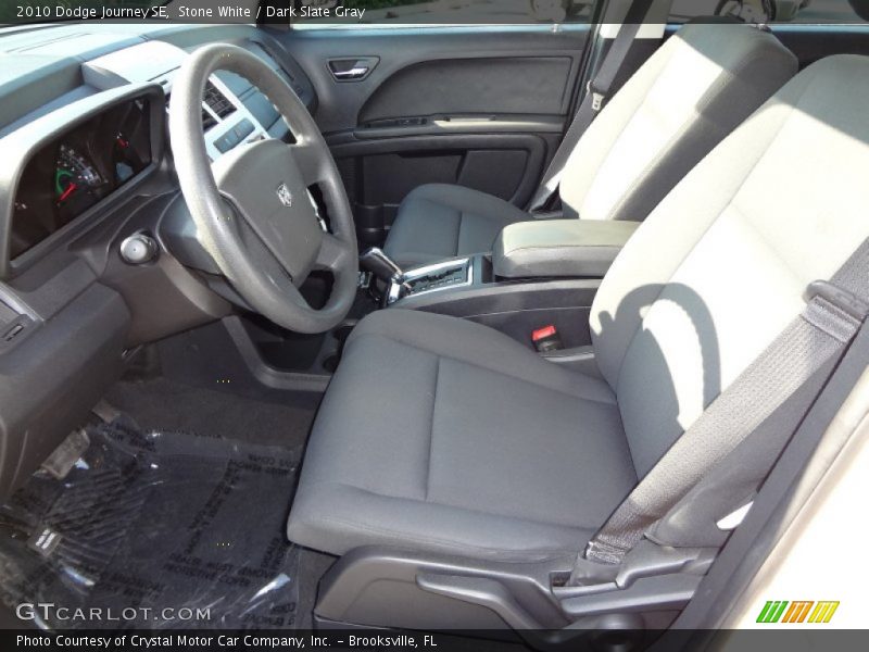 Stone White / Dark Slate Gray 2010 Dodge Journey SE