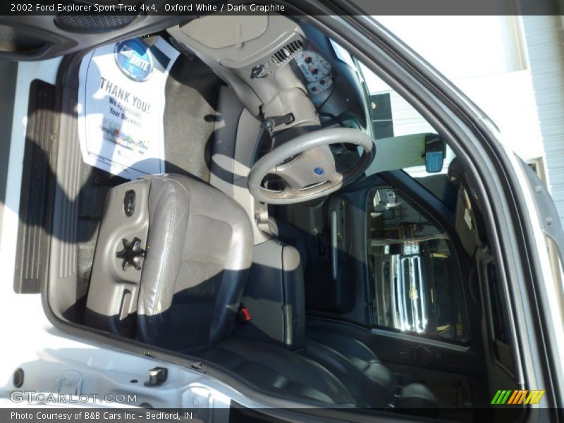 Oxford White / Dark Graphite 2002 Ford Explorer Sport Trac 4x4