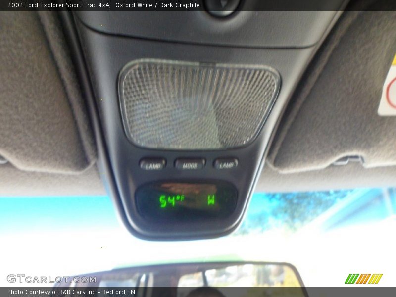 Oxford White / Dark Graphite 2002 Ford Explorer Sport Trac 4x4