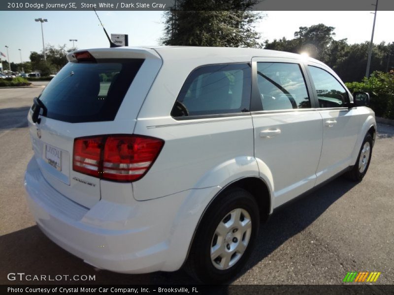 Stone White / Dark Slate Gray 2010 Dodge Journey SE