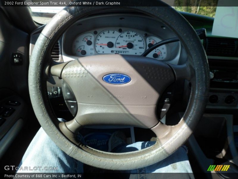 Oxford White / Dark Graphite 2002 Ford Explorer Sport Trac 4x4