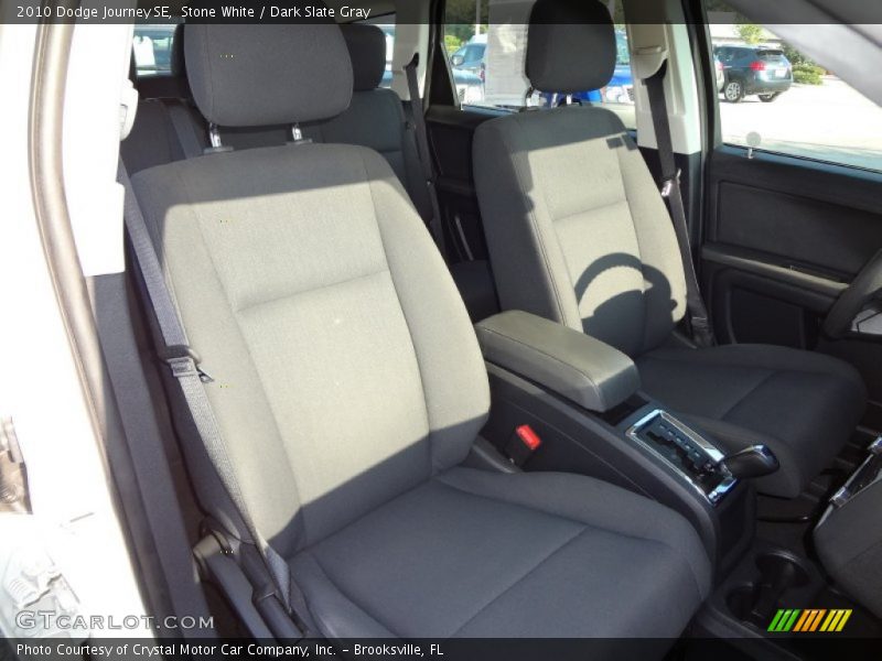 Stone White / Dark Slate Gray 2010 Dodge Journey SE