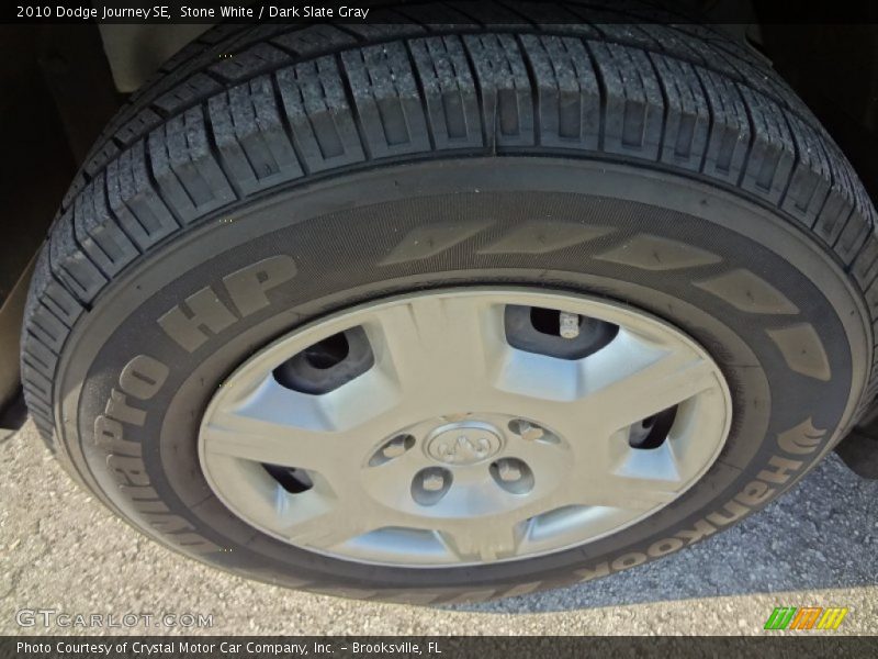 Stone White / Dark Slate Gray 2010 Dodge Journey SE