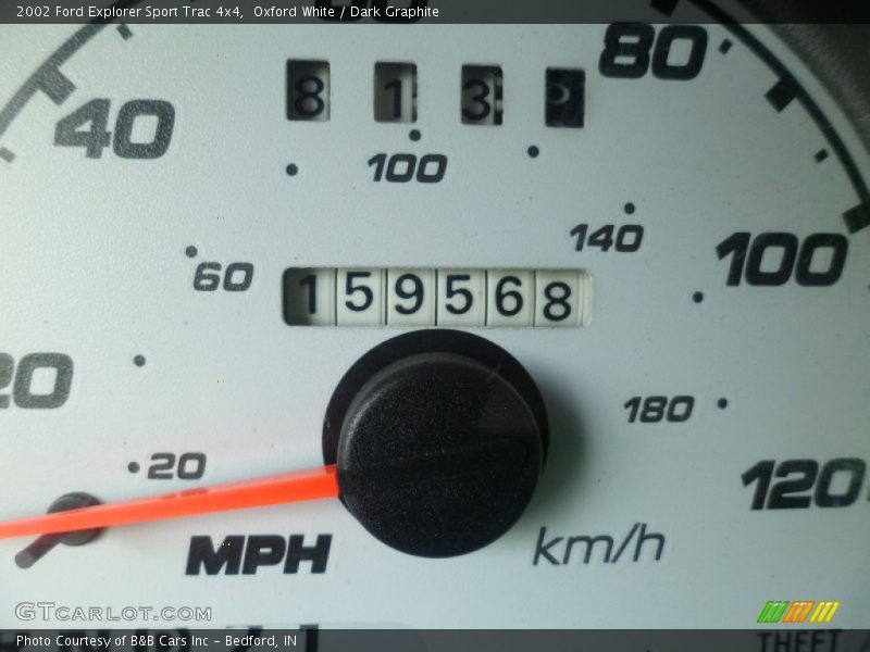 Oxford White / Dark Graphite 2002 Ford Explorer Sport Trac 4x4