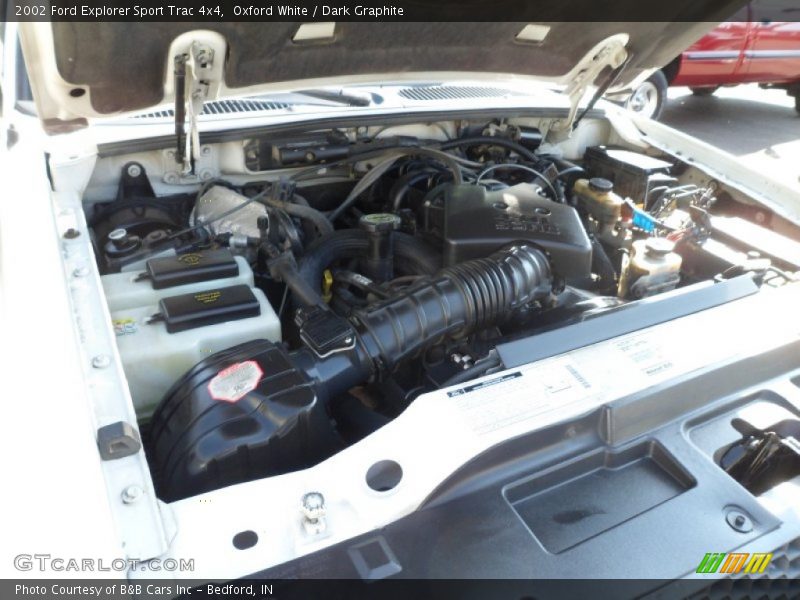 Oxford White / Dark Graphite 2002 Ford Explorer Sport Trac 4x4