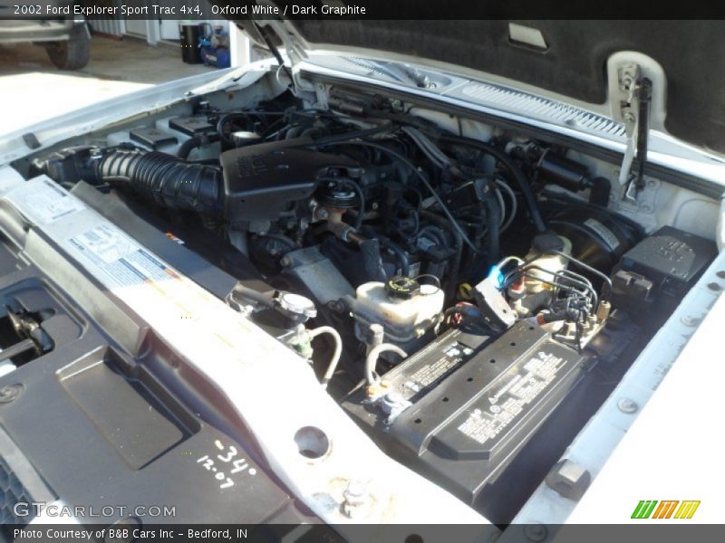 Oxford White / Dark Graphite 2002 Ford Explorer Sport Trac 4x4