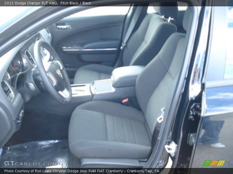 Front Seat of 2013 Charger R/T AWD