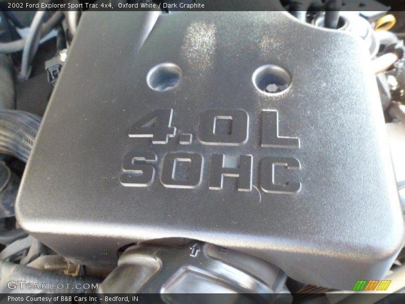 Oxford White / Dark Graphite 2002 Ford Explorer Sport Trac 4x4