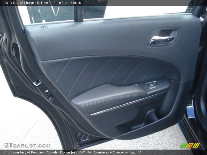 Pitch Black / Black 2013 Dodge Charger R/T AWD