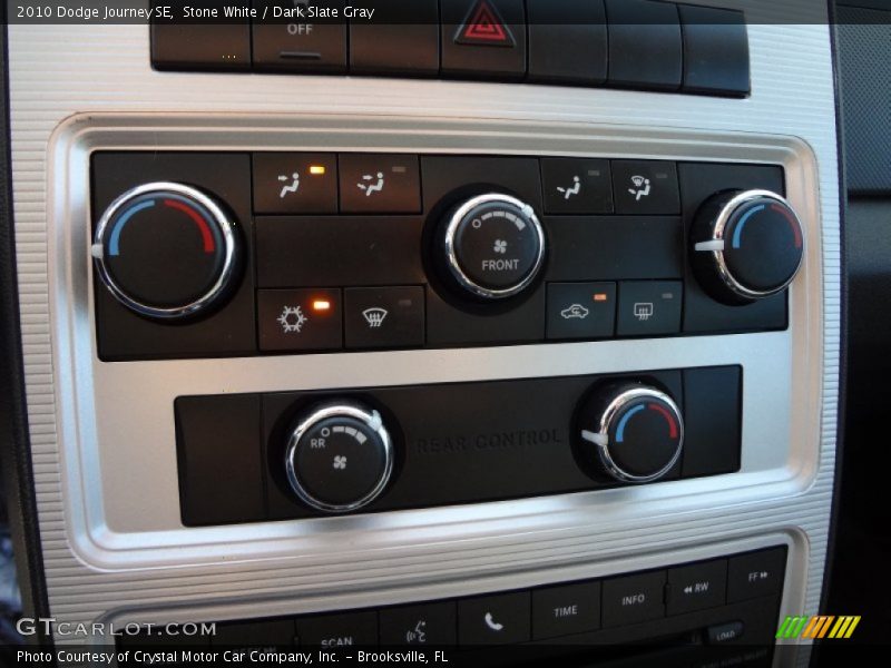 Stone White / Dark Slate Gray 2010 Dodge Journey SE
