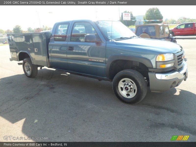 Stealth Gray Metallic / Dark Pewter 2006 GMC Sierra 2500HD SL Extended Cab Utility