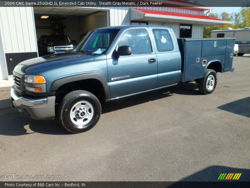 Stealth Gray Metallic / Dark Pewter 2006 GMC Sierra 2500HD SL Extended Cab Utility