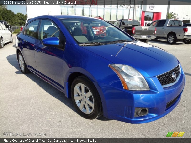 Blue Metallic / Charcoal 2010 Nissan Sentra 2.0 SR