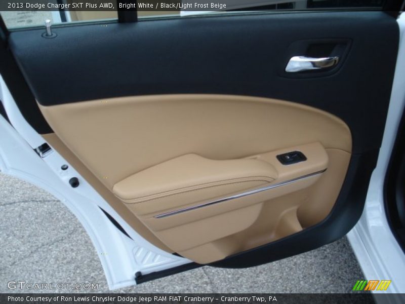 Bright White / Black/Light Frost Beige 2013 Dodge Charger SXT Plus AWD