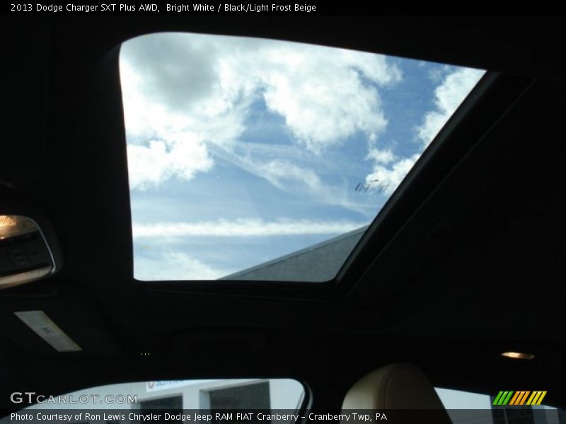 Bright White / Black/Light Frost Beige 2013 Dodge Charger SXT Plus AWD