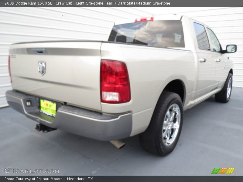 Light Graystone Pearl / Dark Slate/Medium Graystone 2009 Dodge Ram 1500 SLT Crew Cab