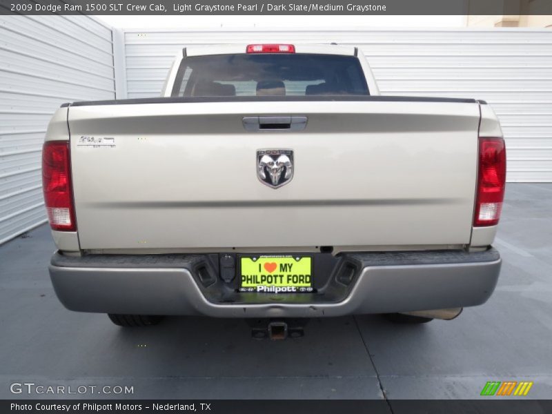 Light Graystone Pearl / Dark Slate/Medium Graystone 2009 Dodge Ram 1500 SLT Crew Cab