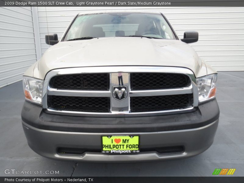Light Graystone Pearl / Dark Slate/Medium Graystone 2009 Dodge Ram 1500 SLT Crew Cab