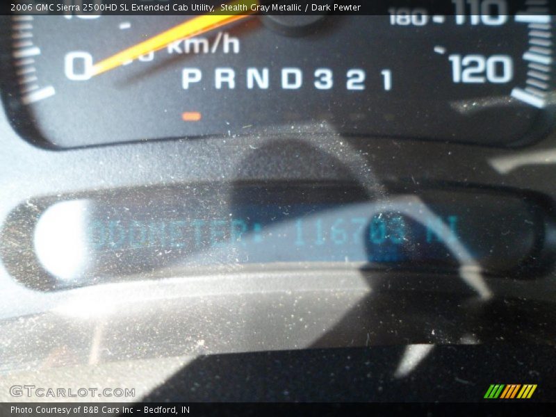 Stealth Gray Metallic / Dark Pewter 2006 GMC Sierra 2500HD SL Extended Cab Utility