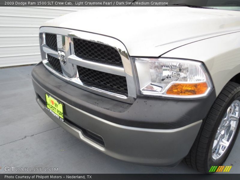 Light Graystone Pearl / Dark Slate/Medium Graystone 2009 Dodge Ram 1500 SLT Crew Cab