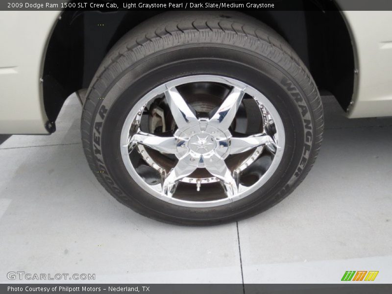 Light Graystone Pearl / Dark Slate/Medium Graystone 2009 Dodge Ram 1500 SLT Crew Cab