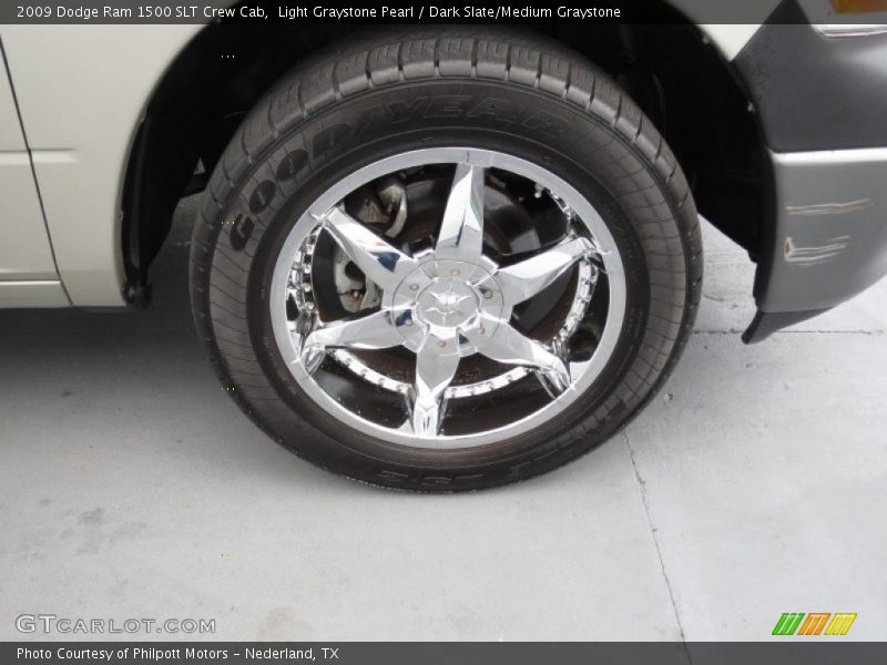 Light Graystone Pearl / Dark Slate/Medium Graystone 2009 Dodge Ram 1500 SLT Crew Cab