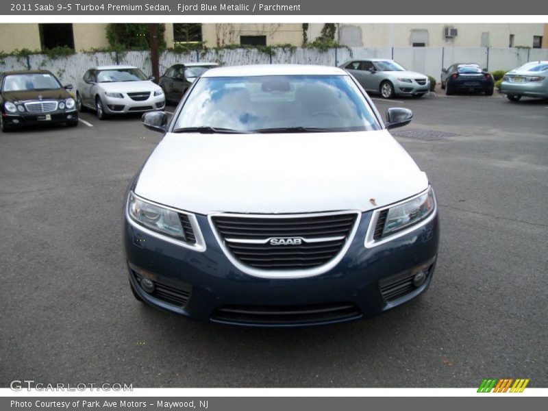 Fjord Blue Metallic / Parchment 2011 Saab 9-5 Turbo4 Premium Sedan