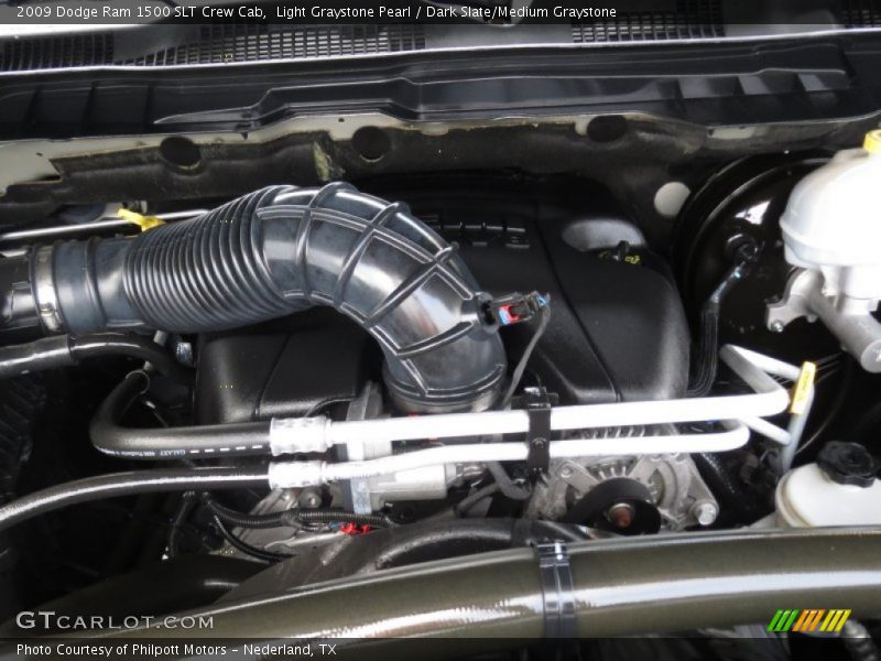 Light Graystone Pearl / Dark Slate/Medium Graystone 2009 Dodge Ram 1500 SLT Crew Cab