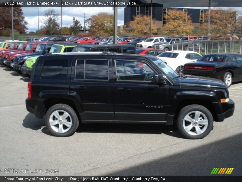 Black / Dark Slate Gray/Light Pebble Beige 2012 Jeep Patriot Limited 4x4