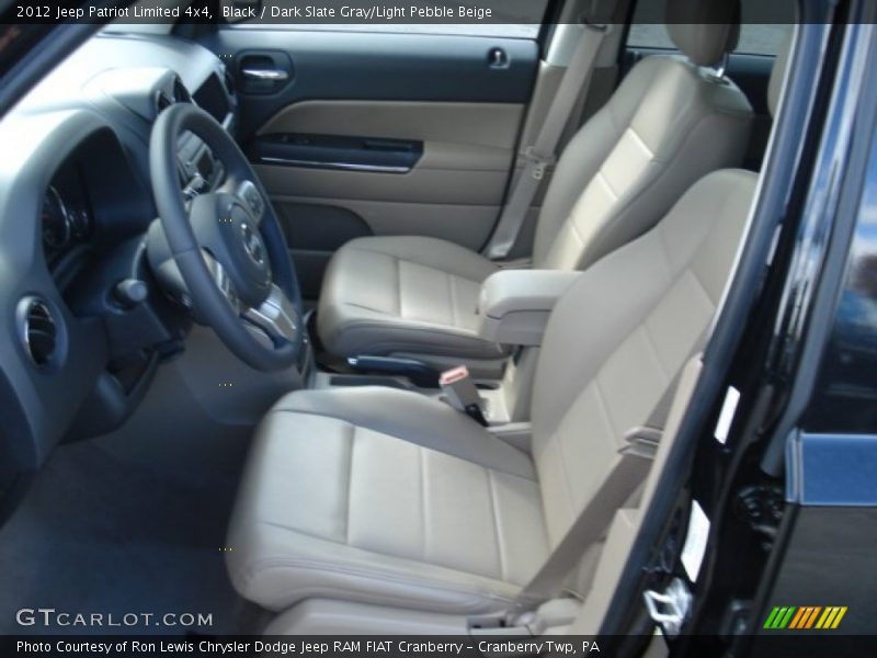 Black / Dark Slate Gray/Light Pebble Beige 2012 Jeep Patriot Limited 4x4